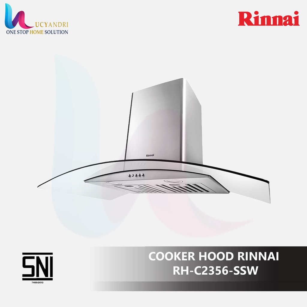 COOKER HOOD RINNAI RH-C2356-SSW Penghisap Asap Kompor