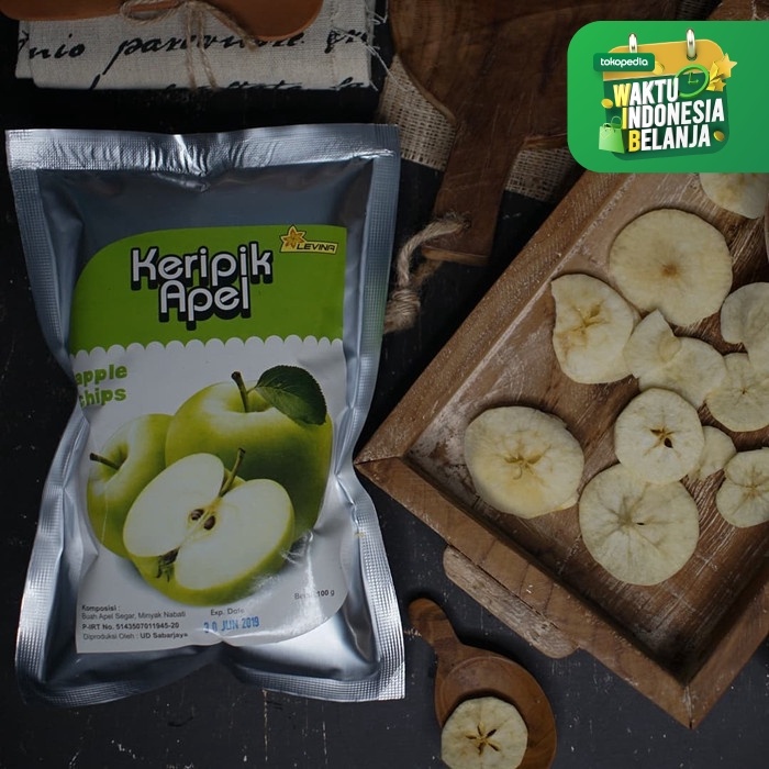 

TERBARU Keripik Apel Levina Super 100 gram kripik buah malang