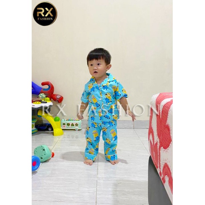 [12.12] RX FASHION - LIMITED SALE PIYAMA ANAK KARAKTER UKURAN ALL SIZE M, L &amp; XL (RANDOM)