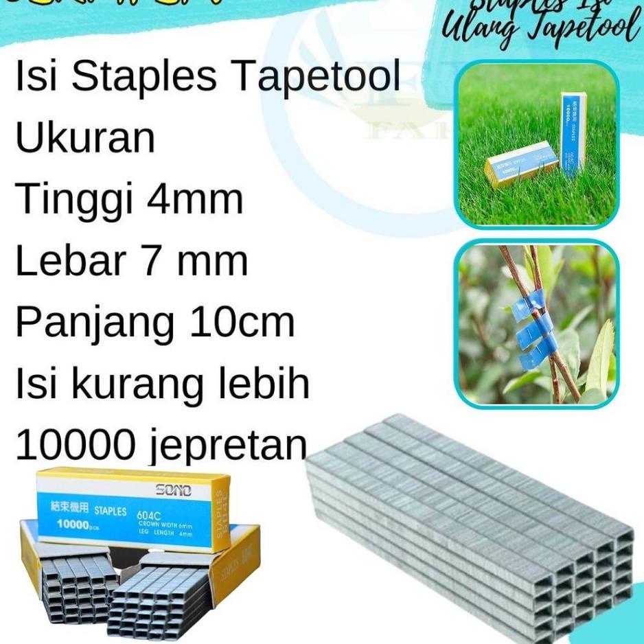 

[KODE KNDZ7] Tapetool Refill Staples Isi Ulang Tapetool FEFARM