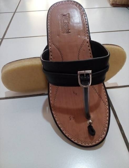 Sandal Tarumpah Top Sandal / Sandal Terumpah Kulit Karet Berkualitas Promo Rumah Tasik