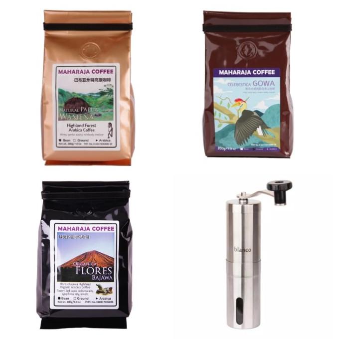 

Fresh Roast 3X 200G Kopi Arabika Gopares Sangrai + Coffee Grinder -Diskon Sd 50%