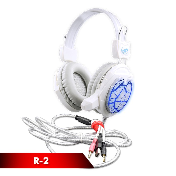 HEADSET GAMING WARWOLF R-3 GAMING HEADSET HEADPHONE GAMING