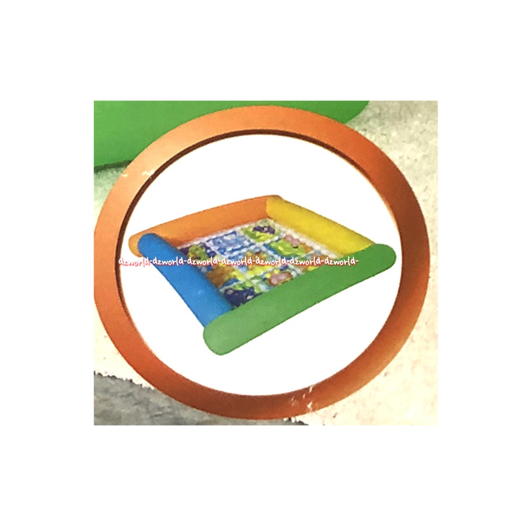 Bestway Up In &amp; Over Friendsly Animal Play Mat Area Bermain Bayi 1.32m