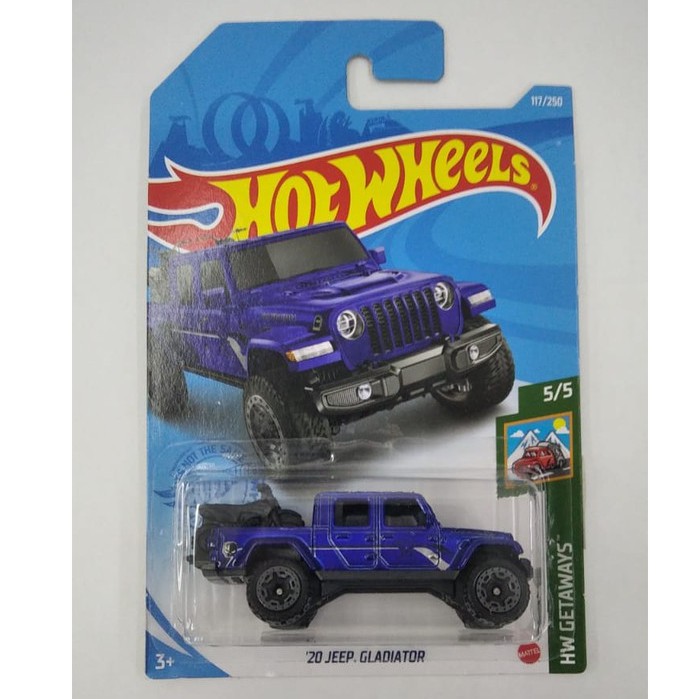 Diecast Hot Wheels 20 JEEP GLADIATOR Biru HW Hotwheels Mobil Mainan Anak Terbaru Pickup Pick Up