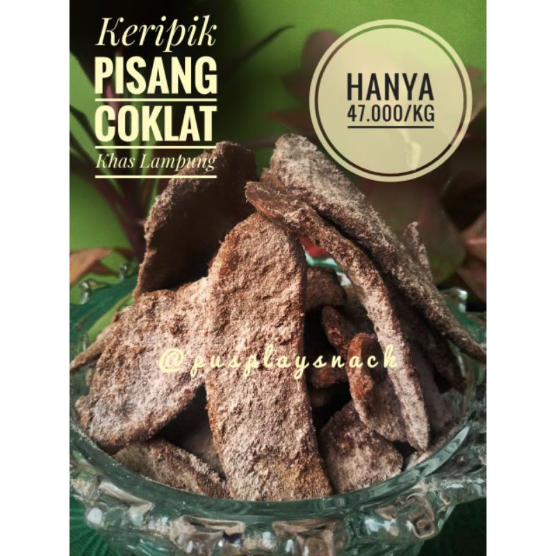 Keripik Pisang Coklat Khas Lampung | Kripik Pisang Cokelat Lampung