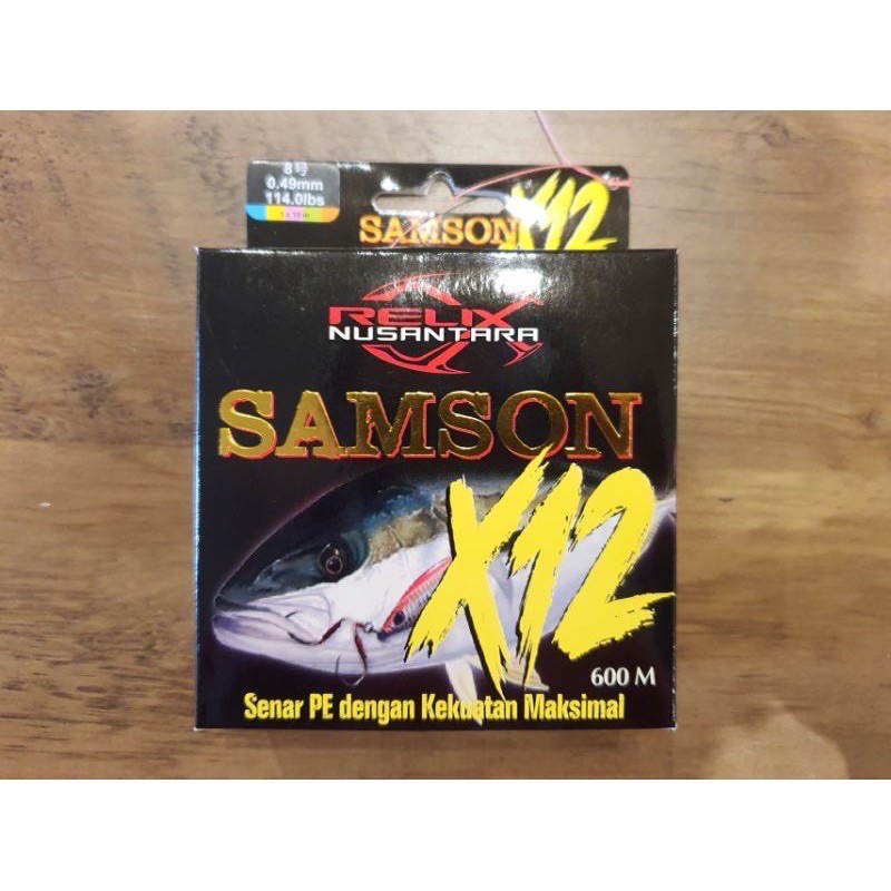 Senar PE Samson X12-600m Pe.8 Pancing Relix Nusantara