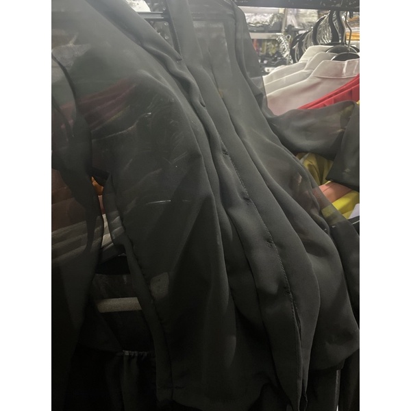 Set kebaya jadi ajeg bali-Hitam bhn nerawang