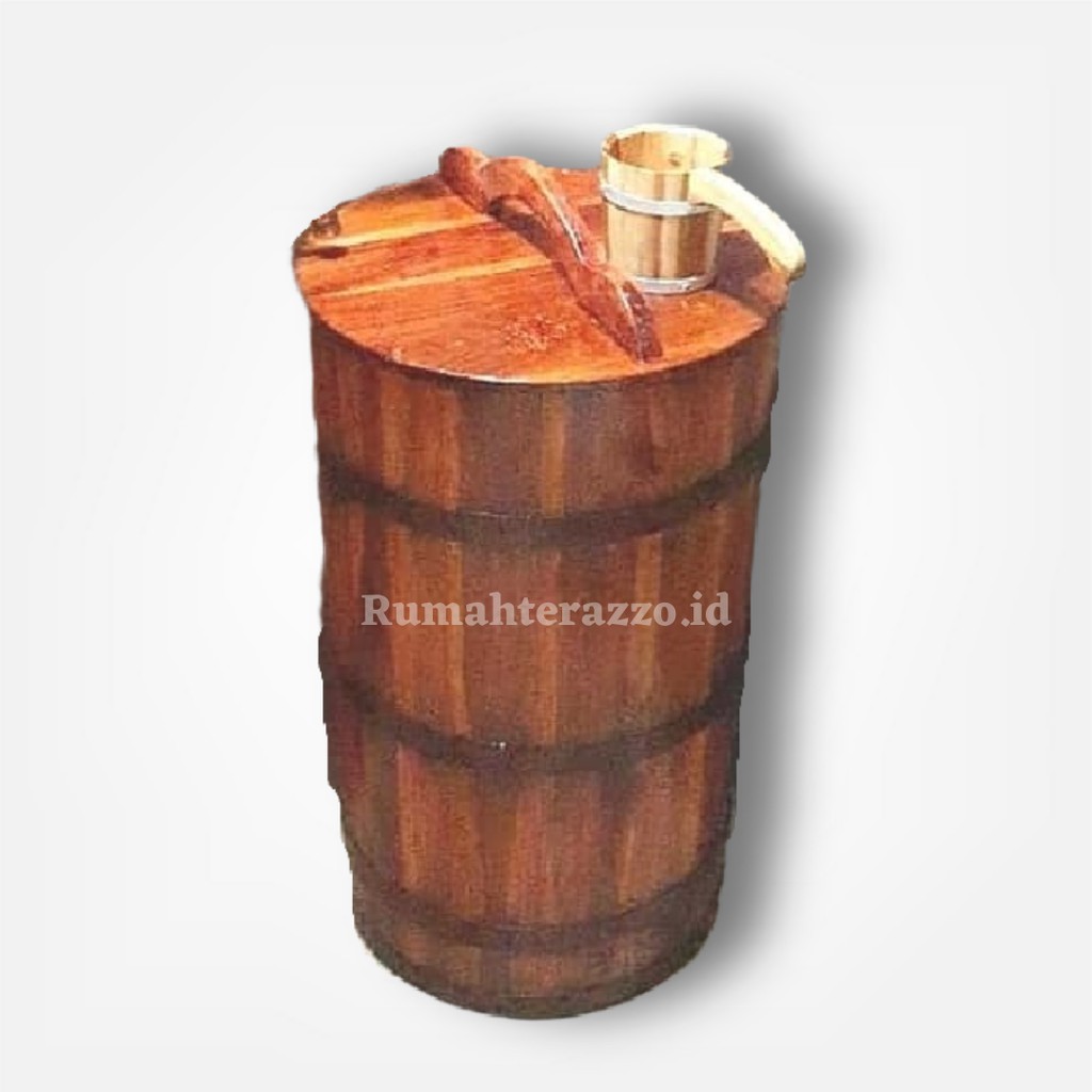 Bak Mandi Kayu - Bak Kayu - Bak Mandi Cantik - Bak Mandi Tradisional - Bak Mandi Viral