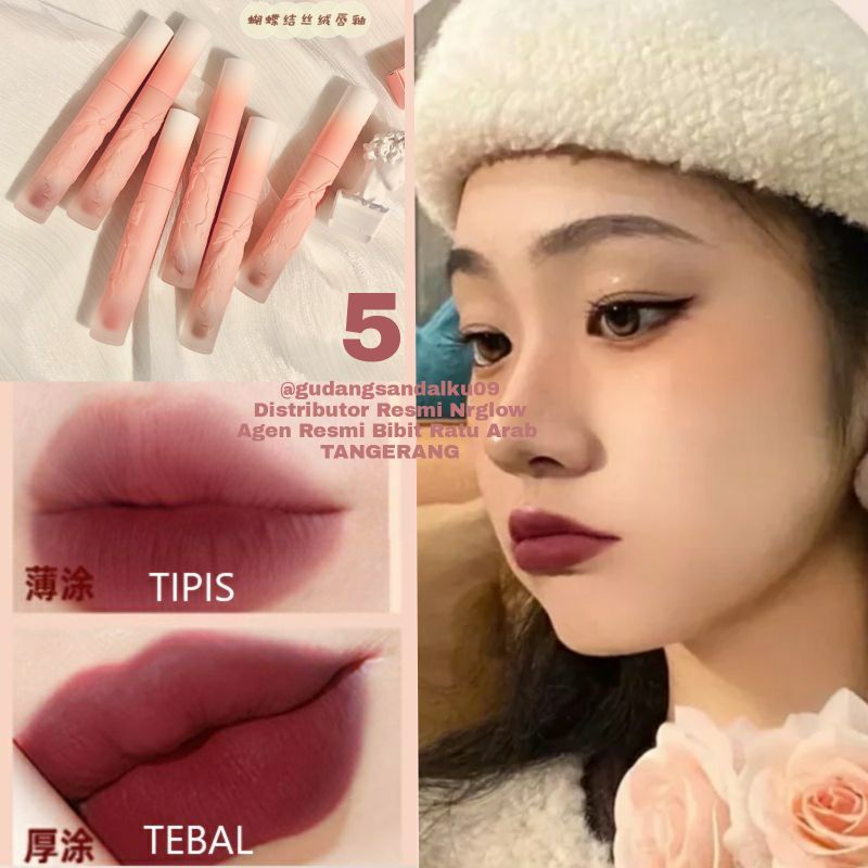 LIPSTIK WATERPROOF - LIPGLOS - LIPSTIK TAHAN LAMA DAN RINGAN - LML 1044-Ribbon 05