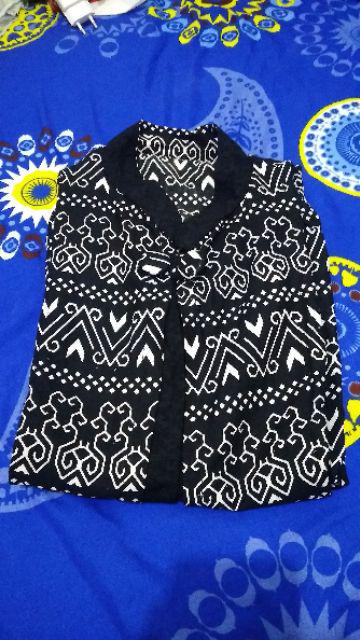 Batik Dolby Dolbi Dobby Doby Tenun Sutra Tulis Katun Atbm Baron Atasan Batik Wanita Sogan Srg308