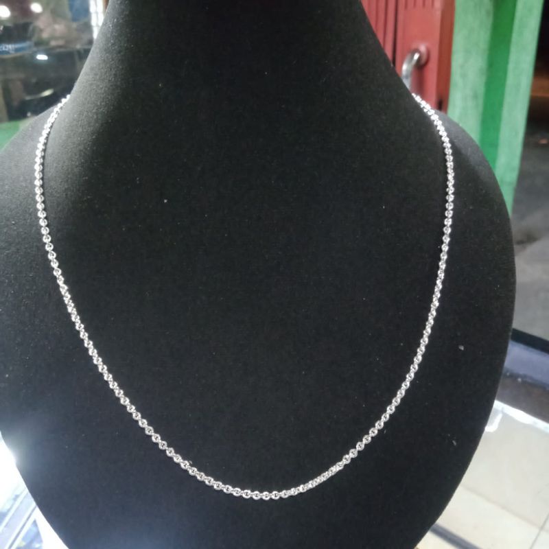 KALUNG PRIA PERAK MURNI UKURAN BESAR