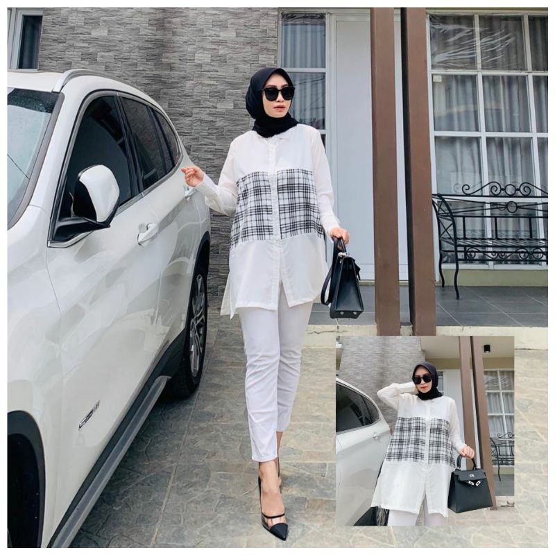 baju / lobivia top square radwah / top / atasan / tunik / pakaian wanita atasan / baju atasan