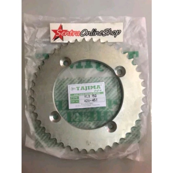 gir gear belakang klx 150 dtracker 45 428 tajima bukan TK sss xtreme