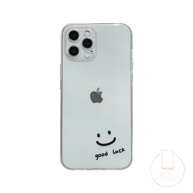Samsung A32 A50S A22 A52 A72 A21S A12 A50 A51 A71 A20S A30S A31 A10S A11 M22 M32 F22  M11 M12 Good Luck Smiley Clear Soft Case-8