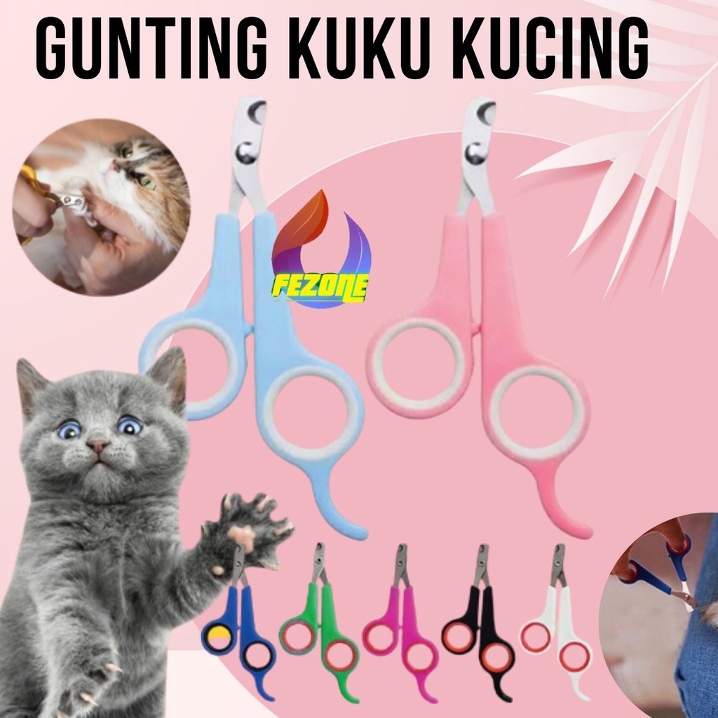 Gunting Kuku Anjing  Kucing Pet Nail Trimmer FEZONE