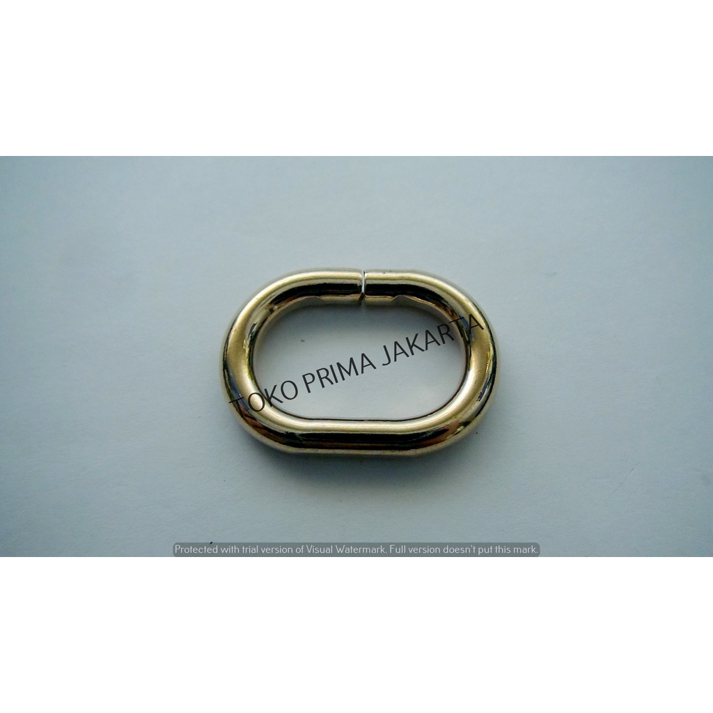 RING OVAL KAIT TAS KAPSUL IMPORT 25-5 MM MAS MUDA