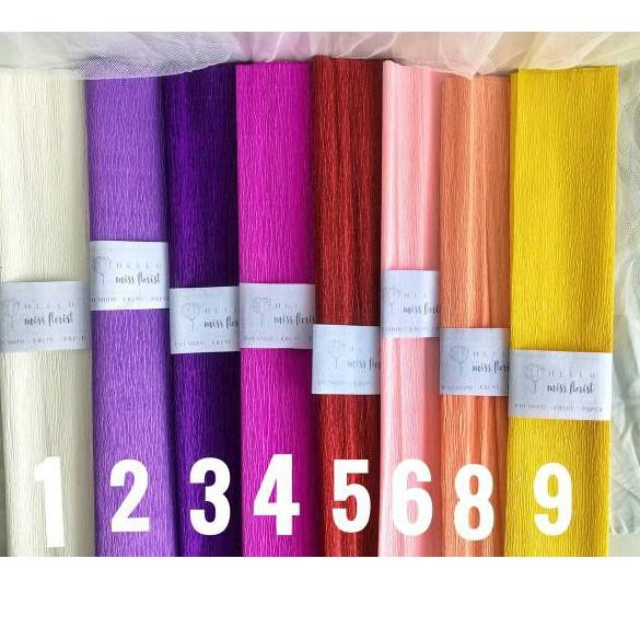 

DG Kertas premium krep crepe italy tebal import DG Terbaru｀