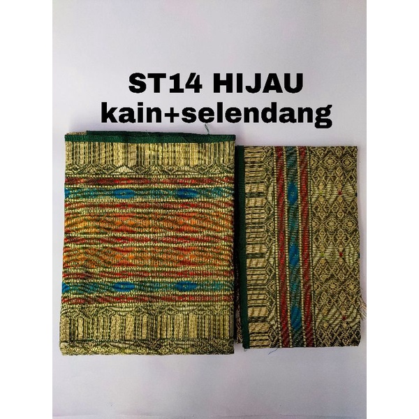 kain tenun murah kain lilit kain songket plus selendang