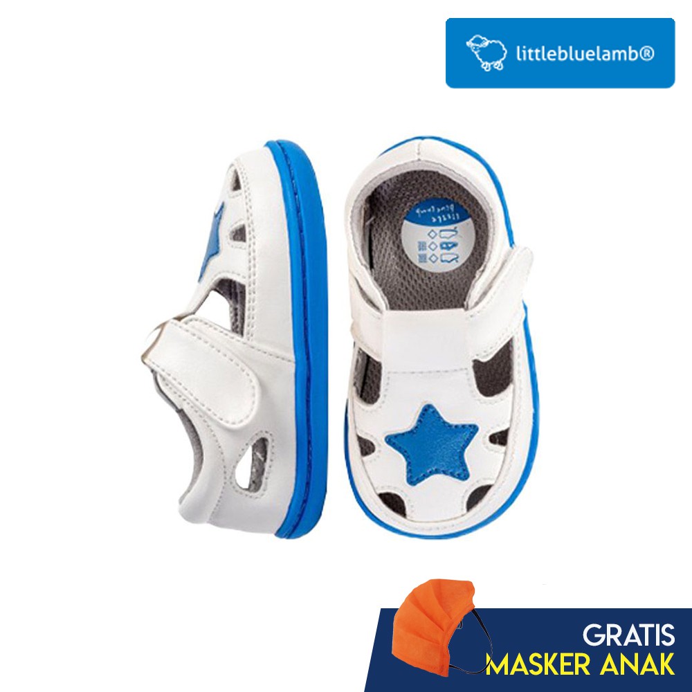 Sepatu Sandal  Lebaran  Anak  Prewalker Jacob White Shopee 