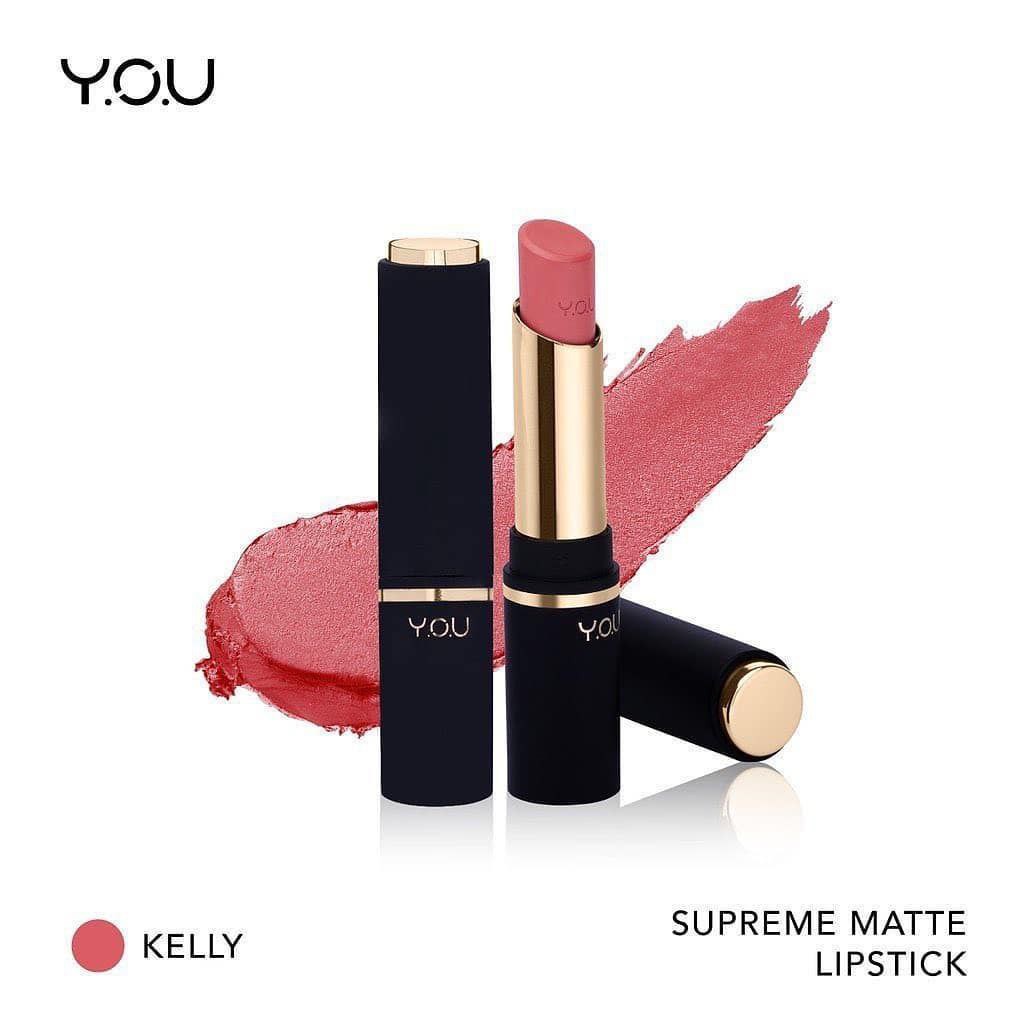 [risna.kosmetik] YOU Lipstick Matte Supreme Matte Lipstick 3.2 g [ Long-wear Lip Color&Rich Pigment