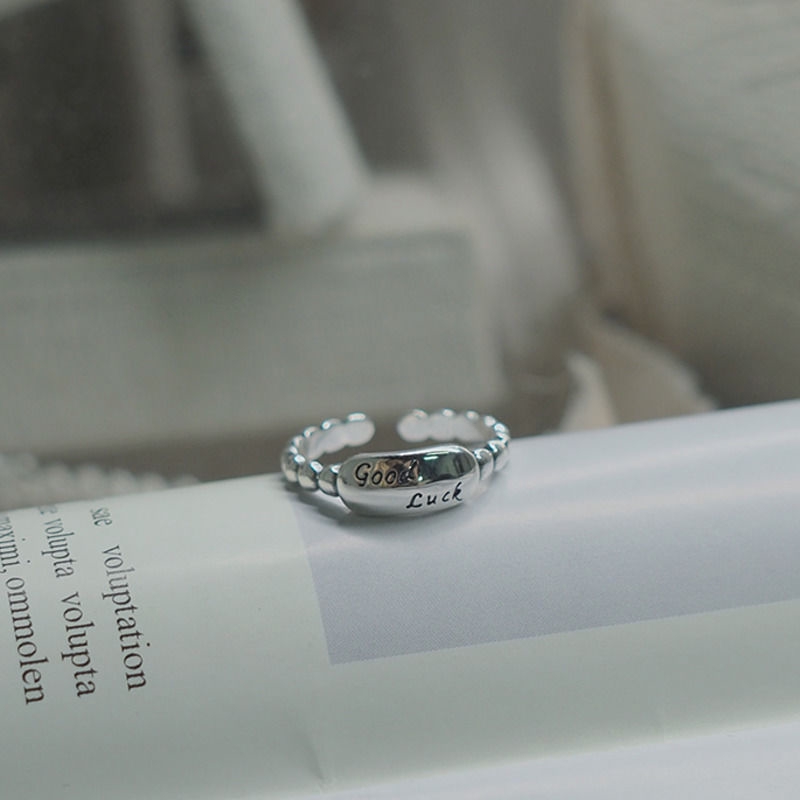 Cincin Model Terbuka Adjustable Gaya Retro
