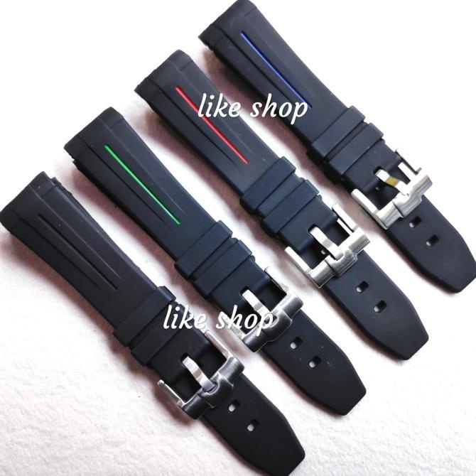 Tali strap jam tangan ROLEX RUBBER B submariner GMT Master yacthmaster