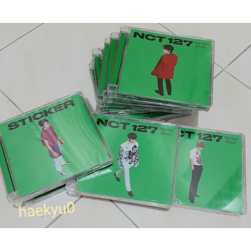 NCT 127 Sticker jewel case Jaehyun Taeyong Mark Haechan