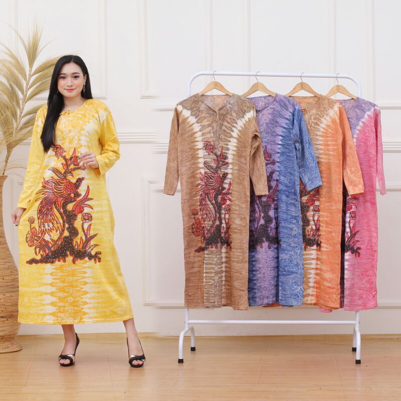 Daster panjang / longdress kaos / daster lengan panjang / daster longdress batik / longdress murah