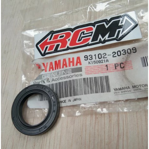 OIL SEAL SIL SELAH SLAH SELAHAN KICK STATER ENGKOL RXZ RX-Z RX Z ORI ORIGINAL YAMAHA YGP ASLI 93102-20309