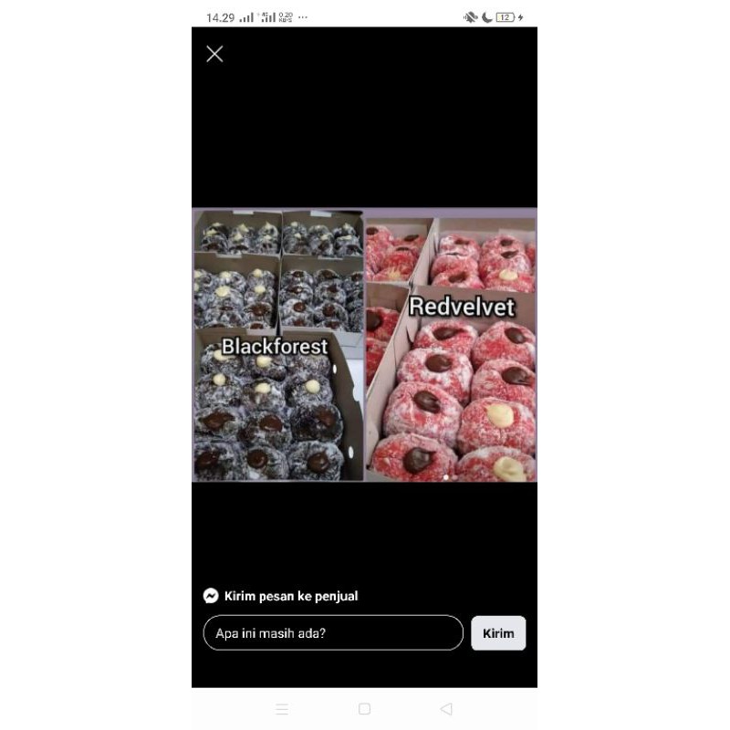 donat salju my donuts Red velvet