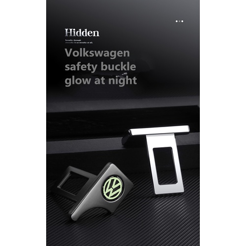 Klip Gesper Sabuk Pengaman Mobil Bercahaya Untuk Volkswagen