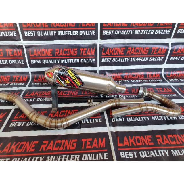 KNALPOT RACING NORIFUMI TITAN FULLSYSTEM HONDA CRF 250 RALLY 250F 250L CRF 230 KLX 250 D-TRACKER 250