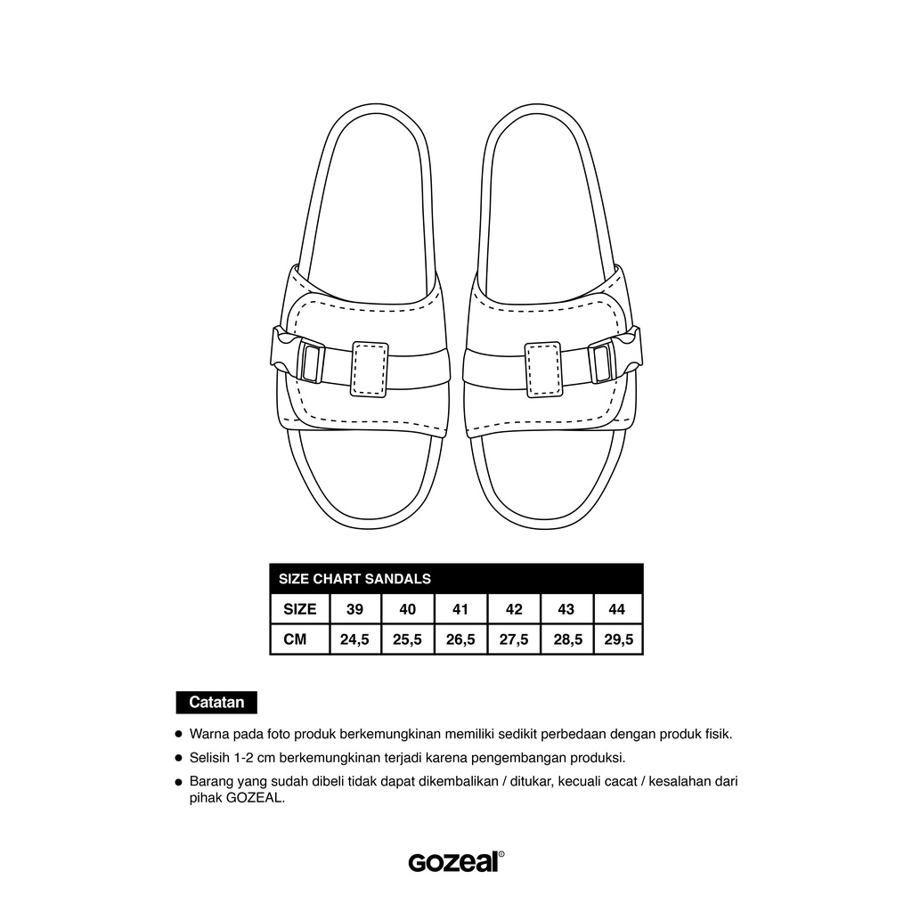 Gozeal | Slide Sandals | Japan Happy