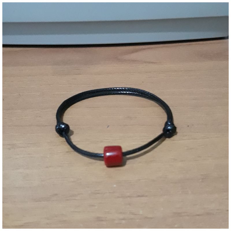 Aksesoris Gelang Tali Red Coral Original