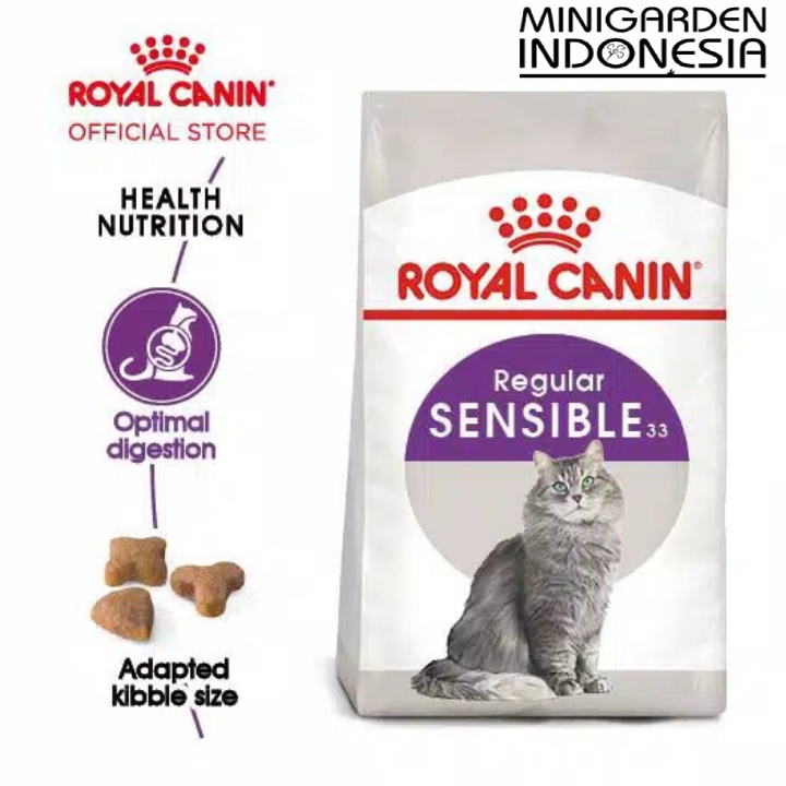 ROYAL CANIN SENSIBLE 33 400 GRAM DRYFOOD , catfood makanan kucing sentitif royalcanin REGULER SENSIBLE33 400GR