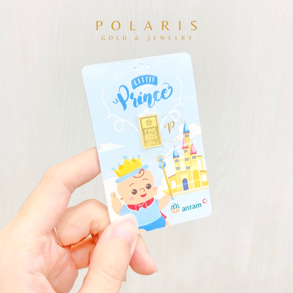 LOGAM MULIA GIFT SERIES ANTAM INDONESIA HARTADINATA ABADI 1 GRAM LM EMAS MINI MICRO GOLD MICROGOLD24K UBS-Baby Boy