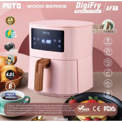 Digital Air Fryer Mito Mitochiba Digifry AF1 4 Liter Low Watt AF-1