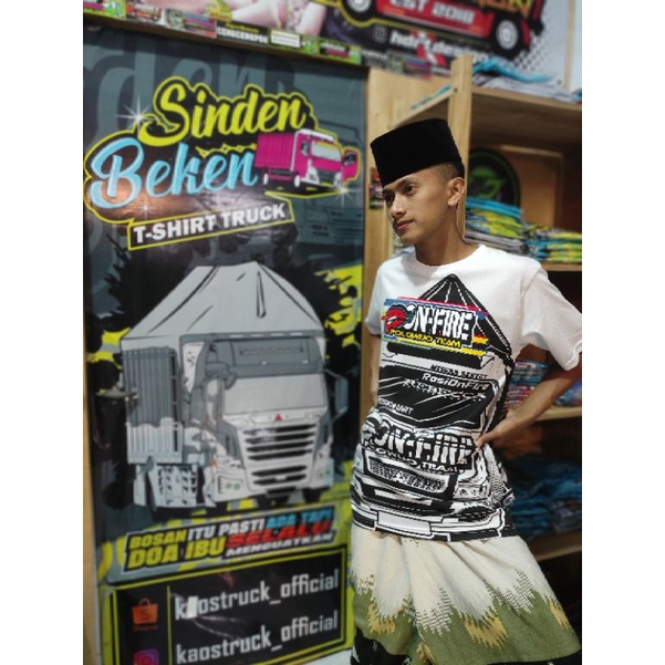 KAOS TRUCK ON FIRE || KAOS TRUK ON FIRE || KAOS ON FIRE ORIGINAL || BAJU KAOS TRUCK  ON FIRE || BAJU