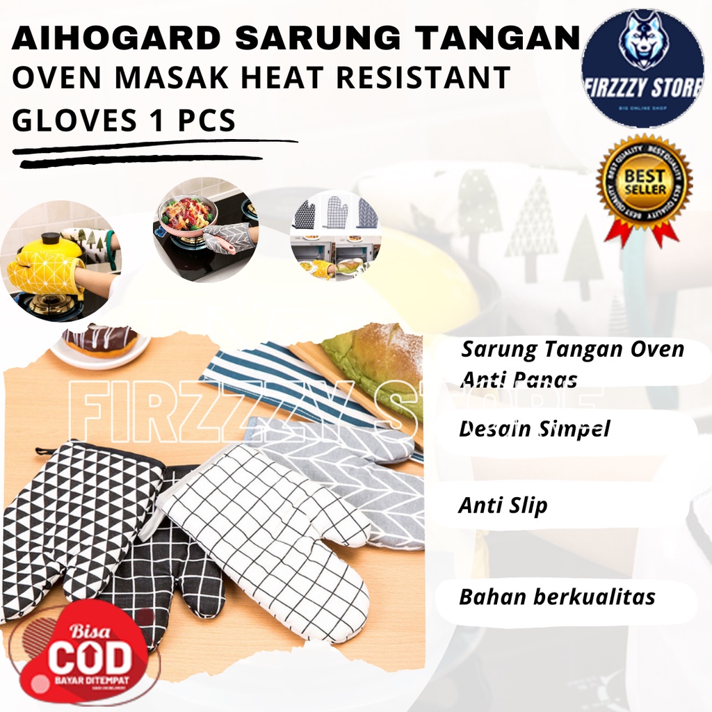 Sarung Tangan Oven Masak Heat Resistant Gloves 1 PCS