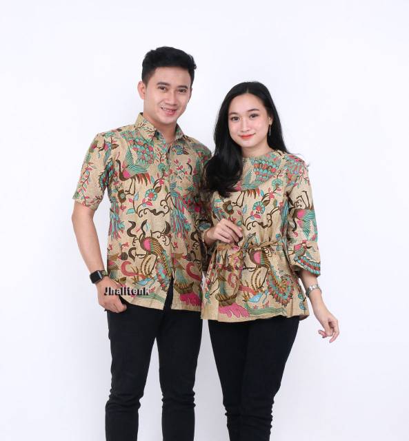 Rama Shinta Couple - Melani Set Couple Lilit Rovella Batik Couple Modern