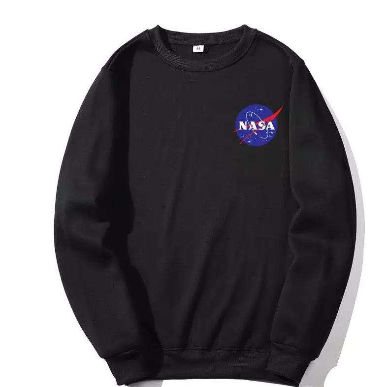 Sweater Basic Nasa Jaket Pria/Wanita Nasa Sweater Oblong