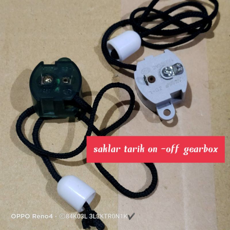 Jual SAKLAR TARIK ON-OFF GEARBOX KIPAS DINDING | Shopee Indonesia