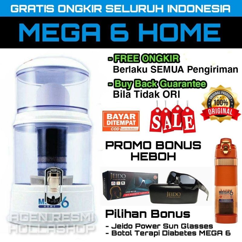 NEW PROMO  MEGA 6 HOME - MEGA 6 DISPENSER Terapi DIABETES Dijamin RESMI dan ORIGINAL 100%