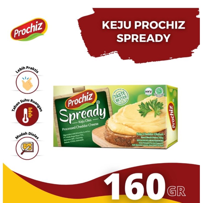 

Keju prochis spready 160gr