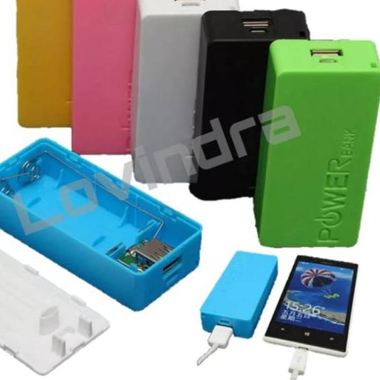 [ORIGINAL] Power Bank KIT DIY 2 slot baterai Powerbank  2x18650 Battery produck terlaris