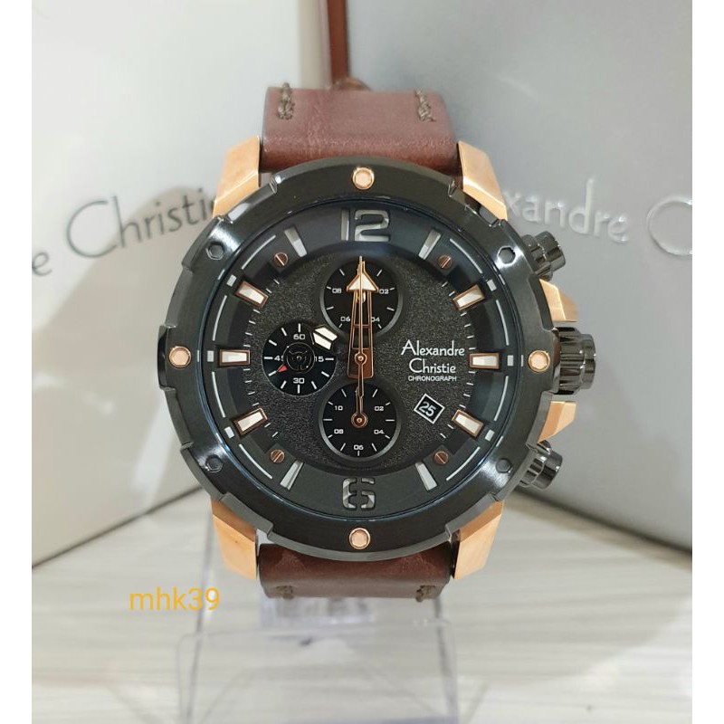 JAM ALEXANDRE CHRISTIE PRIA AC6410MC KULIT ORIGINAL