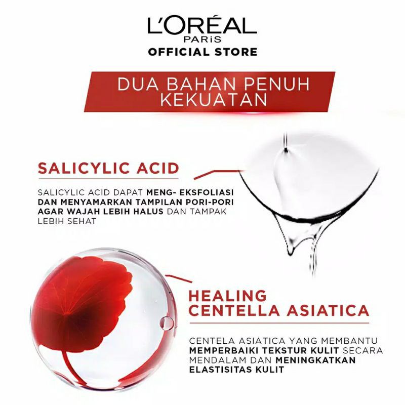 Loreal Paris Revitalift Crystal Micro Essence Water - 130ml / 65ml / 22ml Tutup Silver - Serum Wajah L'oreal Esence Essens Esens Essen Toner Ukuran Kecil Sedang Besar Skincare BPOM