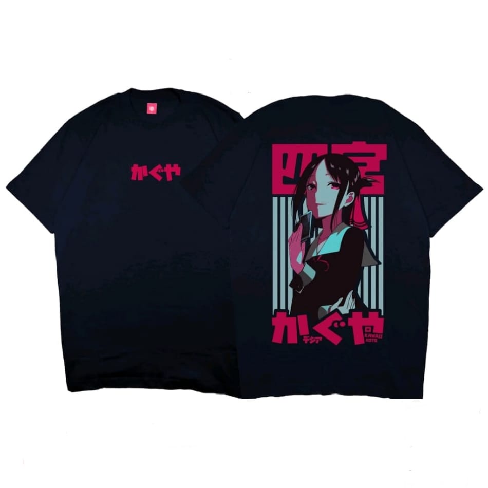 FC - KAOS OVERSIZE KAGUYA SHINOMIYA || KAOS ANIME KAGUYA T- shirt