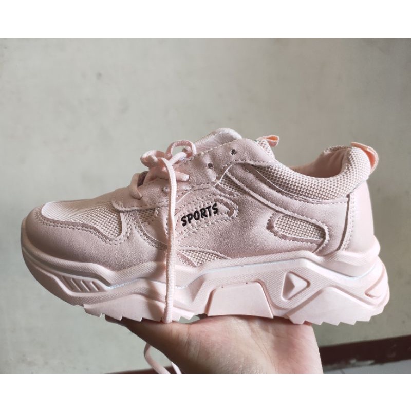 (BARU) SNEAKERS WANITA OTHA PINK NO 38